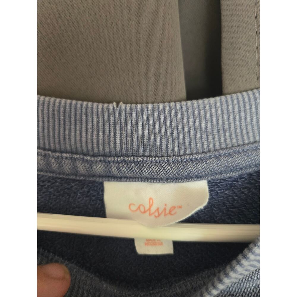 Colsie Crewneck Sweatshirt in Light Blue Women’s Size XS